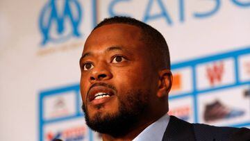 FILE PHOTO: Olympique Marseille&#039;s latest recruit Patrice Evra attends a news conference in Marseille, France, January 26, 2017. REUTERS/Philippe Laurenson/File Photo