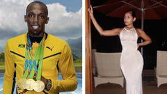 Usain Bolt y Kasi Bennet. Im&aacute;gen: Instagram