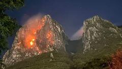 Incendio en el Cerro de la Silla provoca alerta en Nuevo León