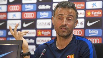 Luis Enrique: "We don't make nasty tackles or injure players; those are our values"