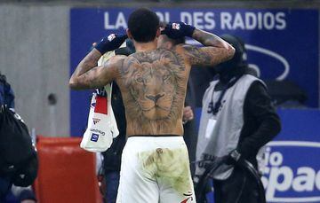 Los tatuajes más espectaculares de los jugadores del Atlético y del Real Madrid