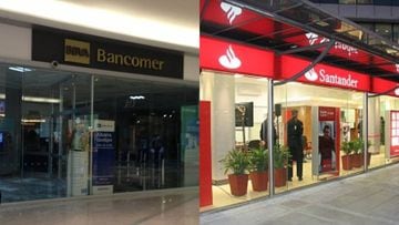 Bancomer y Santander 