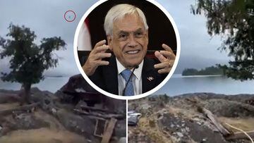 En video quedo registrado el accidente del expresidente Chileno Sebastián Piñera.