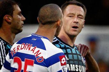 England captain John Terry was stripped of his position after being charged with racially abusing Anton Ferdinand.