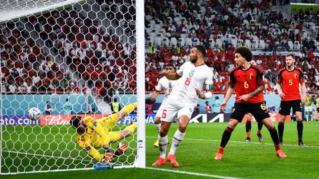 Arrastrarse Perdido Empírico Bélgica 0 - Marruecos 2: resumen, resultado y goles. Mundial de Qatar 2022  - AS.com