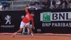 Nadal: Djokovic gives the clay a battering as Spaniard wins Rome