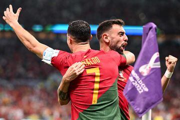 Bruno Fernandes' double earned Portugal victory over Uruguay last time out in Group H.
