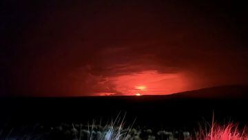 In Hawaii, Mauna Loa, the worlds largest active volcano, has erupted. Reuters released footage that shows the lava traveling quickly.