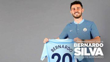 Oficial: Bernardo Silva, nuevo jugador del Manchester City
