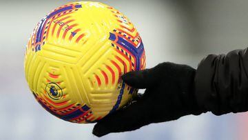 Soccer Football - Premier League - Newcastle United v Liverpool - St James&#039; Park, Newcastle, Britain - December 30, 2020 General view of the matchball before the match Pool via REUTERS/Scott Heppell EDITORIAL USE ONLY. No use with unauthorized audio,