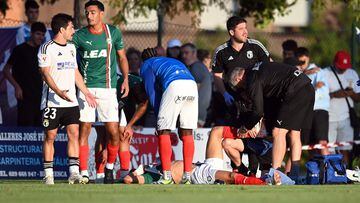 Suspenden partido tras impresionante lesión al hijo de Simeone