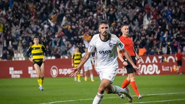 Quiles se convierte en máximo goleador del Albacete