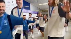 Tras el incidente al terminar la final del Mundial de Clubes entre el City y Flu, los jugadores ingleses no dejaron de estar felices por un título más.