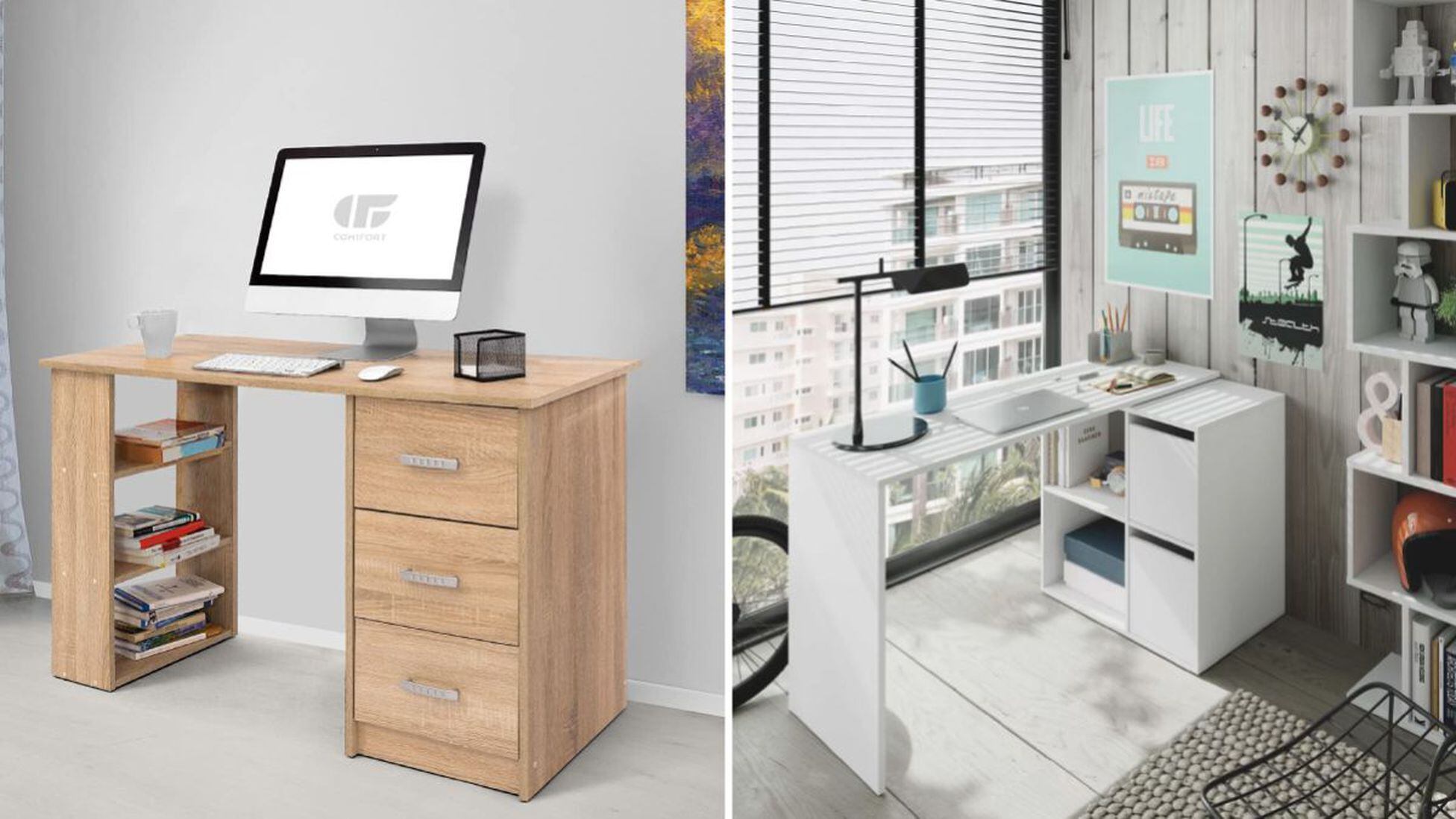 Escoge el mejor escritorio o mesa para montar oficina rincón estudio en casa Escoge el mejor escritorio o mesa para montar tu oficina o rincón de estudio en casa -