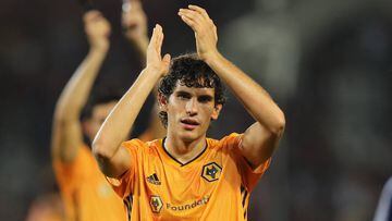 TURIN, ITALY - AUGUST 22: Jesus Vallejo of Wolverhampton Wanderers during the UEFA Europa League Play-Off match between Torino and Wolverhampton Wanderers at the Olympic Grande Torino Stadium on August 22, 2019 in Turin, Italy. (Photo by Matthew Ashton - 