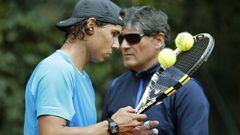 Rafa y Toni Nadal.