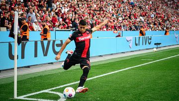 Gustavo Puerta suma minutos en goleada del Bayer Leverkusen 
