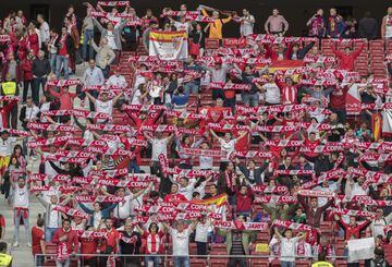 Sevilla fans.