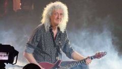 Brian May, de Queen, acaba en el hospital tras destrozarse los glúteos