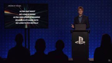 Mark Cerny, durante la presentación de PlayStation 5