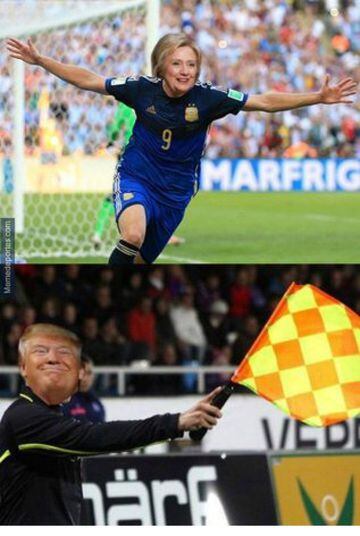 Los memes deportivos que dejó el histórico triunfo de Trump