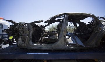 Ihapps - Photos from Jose Antonio Reyes' crash scene as it