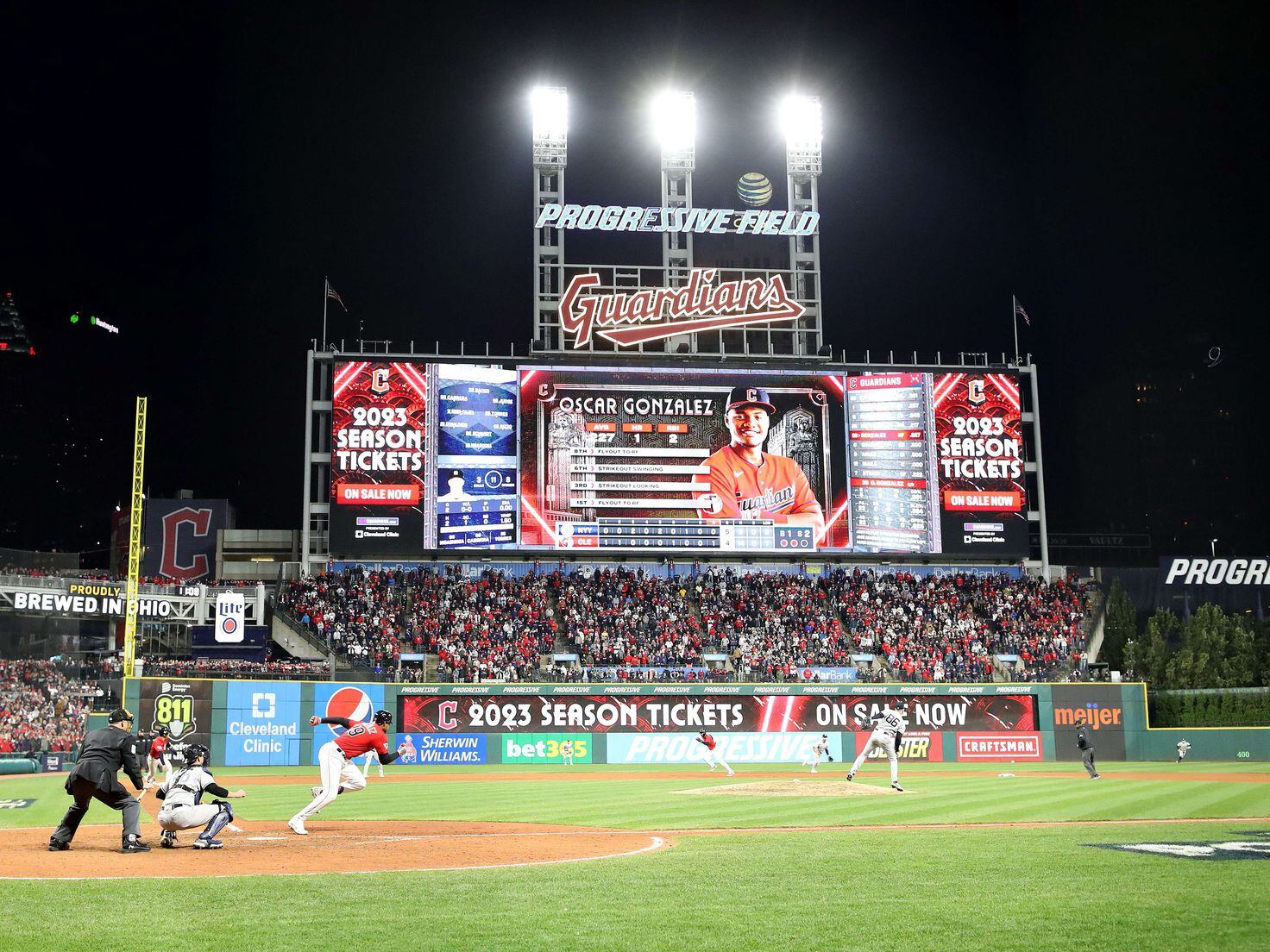 Oscar Gonzalez put in the work and made himself a postseason hero