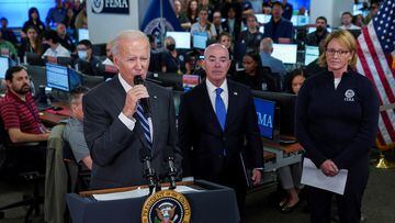Biden pledges additional support for Florida and South Carolina