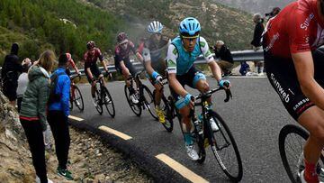 Miguel &Aacute;ngel L&oacute;pez durante la pen&uacute;ltima etapa de la Vuelta a Espa&ntilde;a.