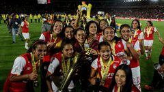 Santa Fe gan&oacute; el primer t&iacute;tulo de Liga Femenina de Colombia.