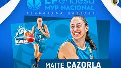 Maite Cazorla, la mejor española de la LF Endesa