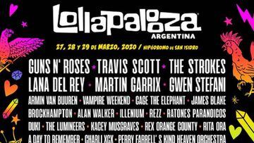 Lollapalooza 2020, line up: Guns N' Roses, Lana de Rey, Duki..