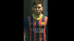 La transformación de Messi, desde PES 4 hasta PES 2020