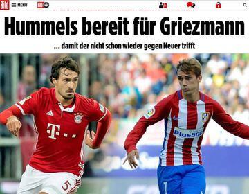En Alemania confían en Hummels para parar a Griezmann.