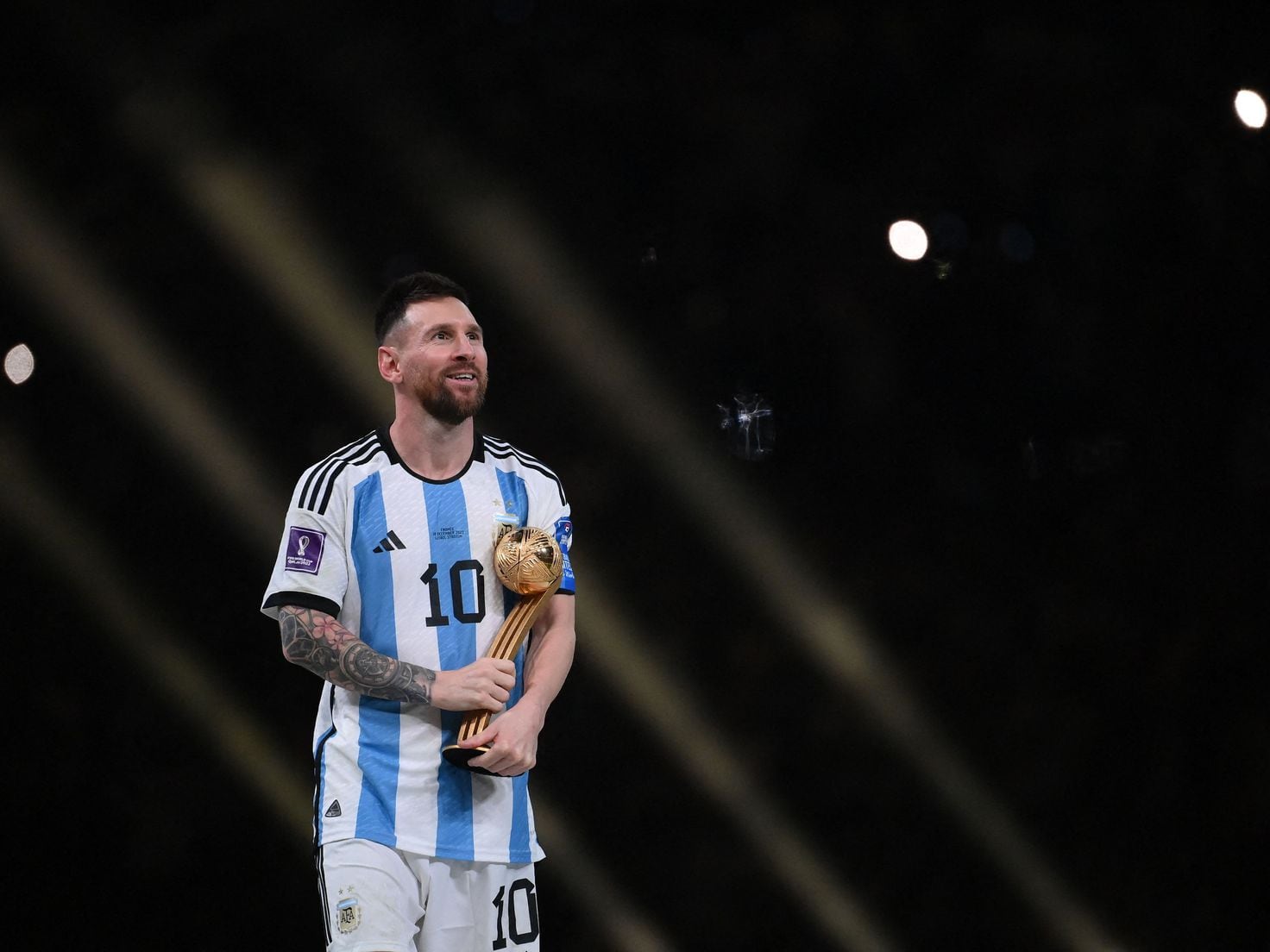 Argentina star Lionel Messi poses with Pumas shirt on social media