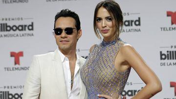 FILE- In this April 28, 2016, file photo, singer Marc Anthony and his wife Shannon de Lima arrive at the Latin Billboard Awards in Coral Gables, Fla. Anthony and his wife announced Sunday, Dec. 18, that they are divorcing after a two-year marriage. (AP Photo/Alan Diaz, File)