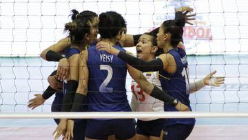 Colombia venci&oacute; a Venezuela en la primera jornada del Torneo Preol&iacute;mpico de Voleibol Femenino.