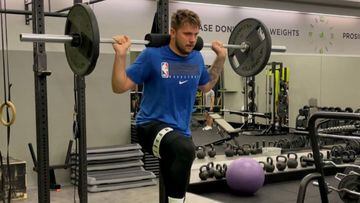 Luka Doncic, star guard for the Dallas Mavericks, has spent a grueling summer getting in shape. He has been criticized in the past for being out of shape.
