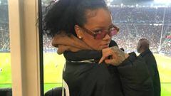 Rihanna en el Juventus Stadium. Noviembre 26, 2019.