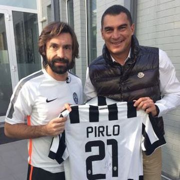Andrea Pirlo le regaló una camiseta firmada al ex arquero de la Selección Colombia