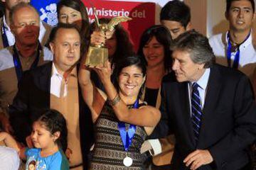 a patinadora Maria Jose Moya fue galardonada como la Mejor de los Mejores en la premiacion anual.