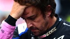 Fernando Alonso en el GP de Hungría.