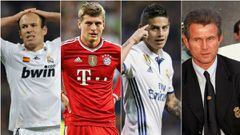 Familiar faces in the semi-final: James, Heynckes, Robben, Kroos