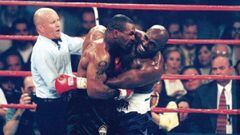 Un 28 de junio de 1997, Mike Tyson protagoniz&oacute; una de las agresiones m&aacute;s sonadas en el mundo del boxeo, pues de una mordida desprendi&oacute; un pedazo de oreja a Holyfield.