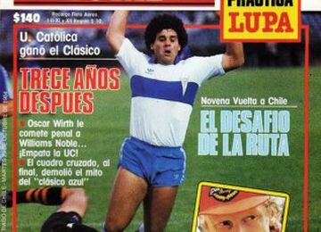 20 de octubre de 1984: Tras 13 años, 4 meses y 28 días, Universidad Católica logra vencer a Universidad de Chile. Fue 3-2 con gol decisivo de Gino Valentini.