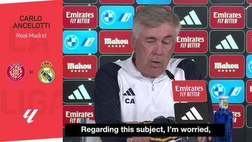 “It’s a very serious subject” -Ancelotti