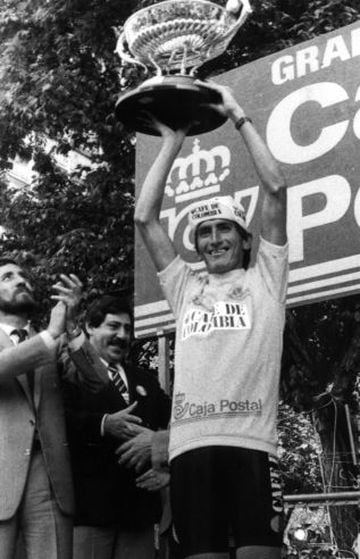 Su trayectoria en Europa llegó al punto más alto con el título de la Vuelta a España de 1987