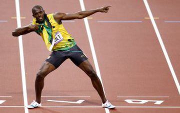 Jamaican, Usain Bolt is adored around the world and known for his god-like lightning-bolt stance. Truly the current King of Speed.
