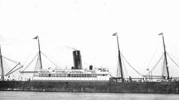 Buque de vapor mercante SS Mesaba. 