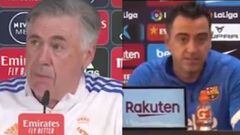 Ha generado debate en redes: el Ancelotti vs Xavi por la cantidad de bajas por Covid-19